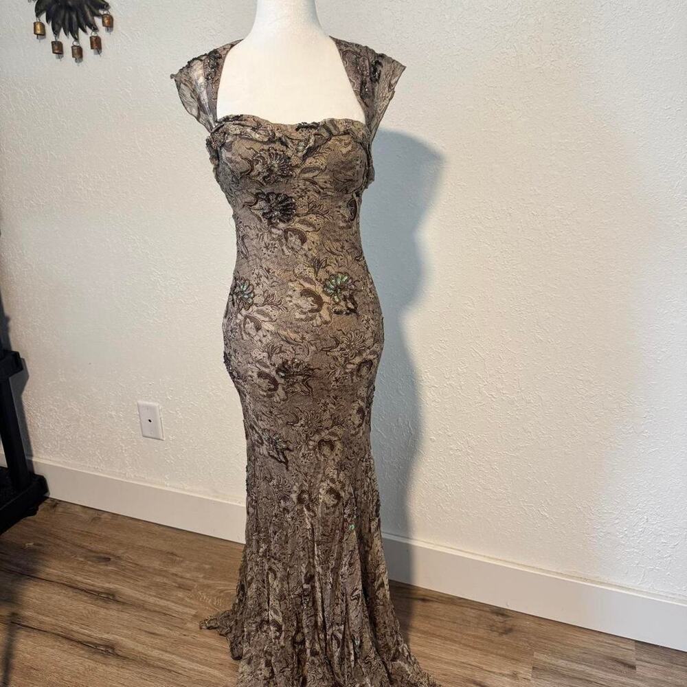 Nina Austin Beaded Evening Gown 6